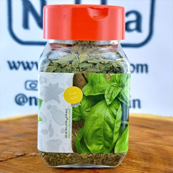 نكهة ريحان مجفف 30جم | Nakha Dry Basil Leaves 30g - Image 2